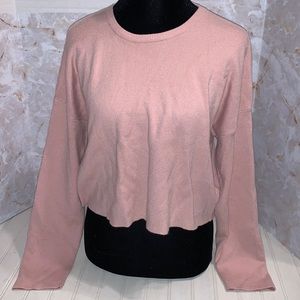 Forever 21: dusty rose cropped sweater.